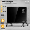 Tresko Smart Infrapanel 2000 W GPH-20EA Schwarz Produktbild-Vorschau 4