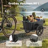 Wiltec přívěs na jízdní kolo 158x69x51 cm do 80 kg, přívěs Náhled obrázku produktu 13