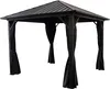 DEGAMO Gartenpavillon Pavillon Alupavillon NOVARA  3x3 Produktbild-Vorschau 1