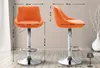 Barhocker HLO-CP30 Kunstleder  orange Produktbild-Vorschau 4