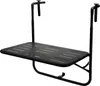 Klappbarer Balkon-Tisch Farbe: Dunkelgrau 60x43cm Produktbild-Vorschau 2