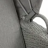 Mucola Strandkorb Rattan Sonnenbett mit verstellbarem Dach Produktbild-Vorschau 14