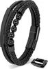 SERASAR | Premium-Lederarmband für Herren [Pearl] mit Produktbild-Vorschau 1