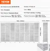 Product specifications and dimensions for a white wooden room divider. Produktbild-Vorschau