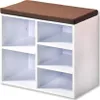 KESPER® Schuhschrank weiß mit Sitzkissen, 3 Fächer+1 großes Produktbild-Vorschau 3