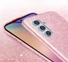 A close-up shot of a rose gold glitter phone case on a smartphone. Náhľad obrázku produktu