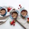 Navaris Mini Cocotte Set - 4x Gusseisen Mini Topf Blau - Produktbild-Vorschau 5