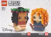 The image shows the packaging for a LEGO BrickHeadz set featuring characters Moana and Merida. Produktbild-Vorschau