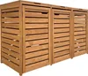 AXI Lex Cache Poubelle en Bois Marron - Abri poubelle pour Voir les images du produit 1