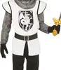 Guirca Costume da cavaliere medievale per ragazzi 7-9 anni Anteprima dell’immagine prodotto 3
