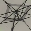 Toile pour parasol déporté 3x3m taupe - Oviala Malaga Voir les images du produit 3