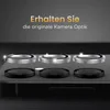 Close-up of a smartphone camera lens protector set. Produktbild-Vorschau