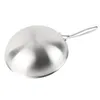 Wokpfanne Edelstahl 30 cm – Tiefer Induktions-Wok mit Produktbild-Vorschau 5