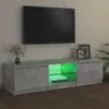 vidaXL TV skříňka s LED světly betonově šedá 140x40x36 cm Náhled obrázku produktu 3