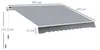 Outdoor manuelle Gelenkarmmarkise Markise 395cm mit Produktbild-Vorschau 3