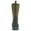 The back view of a single green and gray boot. Produktbild-Vorschau