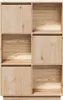 vidaXL Highboard 74x35x117 cm masivní borovicové dřevo Náhled obrázku produktu 6