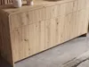FineBuy Sideboard Eiche Nachbildung 155cm Kommode mit 3 Produktbild-Vorschau 5