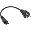 InLine Netzkabel für Notebook, 3pol Kupplung, schwarz, 1m, Produktbild-Vorschau 2