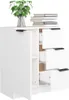 vidaXL Příborník bílý 60x30x70 cm Materiál dřeva Náhled obrázku produktu 8