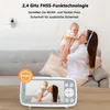 Babyphone mit 3-fachem Zoom, 4-Zoll-Babybildschirm mit 2 Produktbild-Vorschau 7