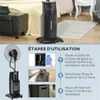 HOMCOM Ventilateur brumisateur silencieux 90 W, ventilateur Voir les images du produit 8
