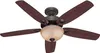 Ventilatore da soffitto con luce e catene Builder Deluxe Anteprima dell’immagine prodotto 1