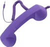 A purple retro-style handset is shown against a white background. Podgląd zdjęcia produktu