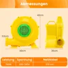 COSTWAY 750W Gebläse für Hüpfburg, Luftgebläse mit Griff & Produktbild-Vorschau 2
