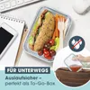 GOURMETmaxx Glazen luchtdichte containers met kliksluiting Productafbeelding-voorbeeld 5