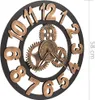vidaXL Orologio da parete in metallo 58 cm dorato e nero Anteprima dell’immagine prodotto 7