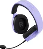 A close-up, angled view of a purple gaming headset against a white background. Produktbild-Vorschau