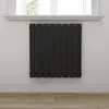 SONNI Flach Heizkörper Seitenanschluss 630x616mm Anthrazit Produktbild-Vorschau 9