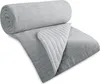 Tagesdecke GLORI mit Streifenmuster silber 170x210 cm Produktbild-Vorschau 2