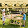 COSTWAY Cucina giocattolo 2 in 1, con piano scorrevole, Anteprima dell’immagine prodotto 7