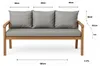 Gartenkissen Set grau – 180x50 + 3x60x50 cm Gartenkissen Produktbild-Vorschau 8