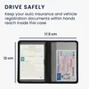 kwmobile Fahrzeugschein Hülle mit Kartenfächern - Neopren Produktbild-Vorschau 4