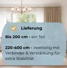Gardinenstange 200 cm 1-läufig  Farbe Antikgold 25 mm Produktbild-Vorschau 6
