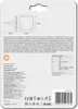 The back of a product package showing dimensions, specifications, and manufacturer information. Voir les images du produit