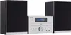 A Thomson micro stereo system with two speakers, a central unit with a CD player and display, and controls. Voir les images du produit