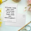 Mr. & Mrs. Panda Postkarte Spruch Im Team zusammenarbeiten Produktbild-Vorschau 3