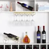 YunNasi Porte-verres à vin Noir Métal 4 rangées Voir les images du produit 2