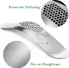 Knoblauchpresse Edelstahl Rostfrei Knoblauchmühle Produktbild-Vorschau 2