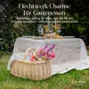 Creative Home Weiße Große Picknickkorb Weidenkorb mit Produktbild-Vorschau 4