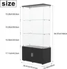 UnboxG Glasvitrine,Vitrinenschrank Glas mit LED Licht und Produktbild-Vorschau 8