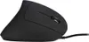 A black vertical computer mouse is shown on a white background. Produktbild-Vorschau