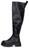 Buffalo Damen Stiefel Aspen Overknee schwarz Produktbild-Vorschau 2