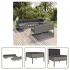 The Living Store 10-tlg. Garten-Lounge-Set mit Auflagen Produktbild-Vorschau 9