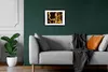 MuchoWow® Gerahmtes Poster Frau - Schwarz - Gold 40x30 cm - Produktbild-Vorschau 8