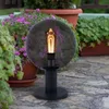 Außenlampe, IP44, Glas, Rauchfarben, anthrazit, H 38 cm Produktbild-Vorschau 2